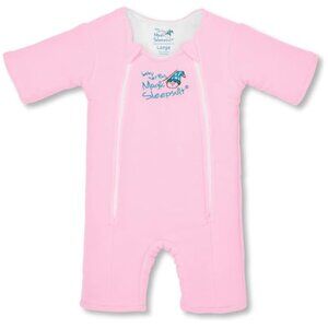 Brand New Baby Merlin Sleepsuit - Pink Size Large